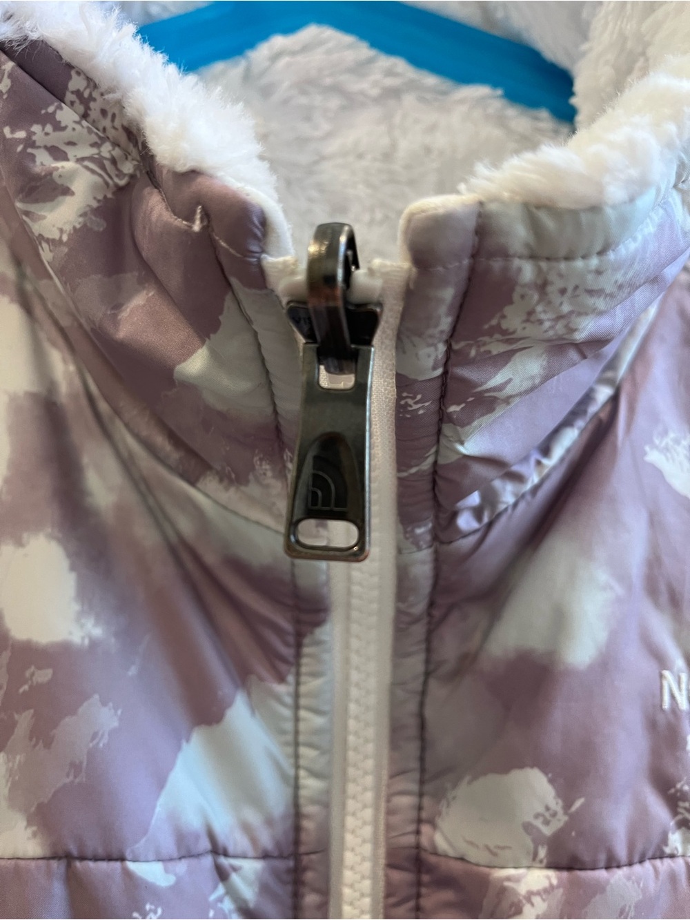 The North Face Reversible Mossbud Swirl Girls' Jacket Size L (14/16) - Picture 8 of 16
